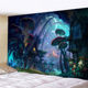 Extra large fantasy forest bedside dormitory wall