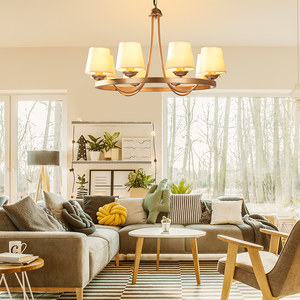 欧普照明客厅灯吊灯具美式吊灯餐厅卧室吊灯创意现代简约个性DD