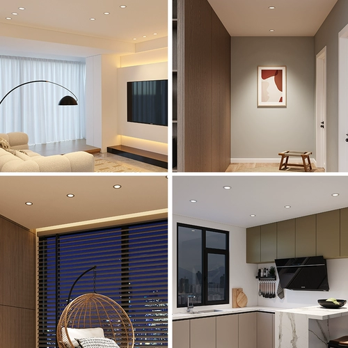 Светодиодный потолочный светильник, потолочное встраиваемое точечное освещение для гостиной, 3W, 5W, 7W, 10W