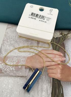 时尚简约镀真金百搭项链