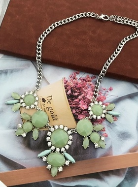 满钻项链很漂亮很时尚