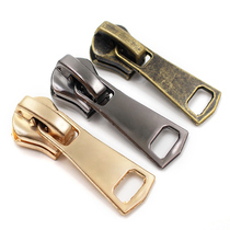 Number 5 No. 8 double head zip special pull lock zipped zipper head upper drop lock metal material double open zipper accessories