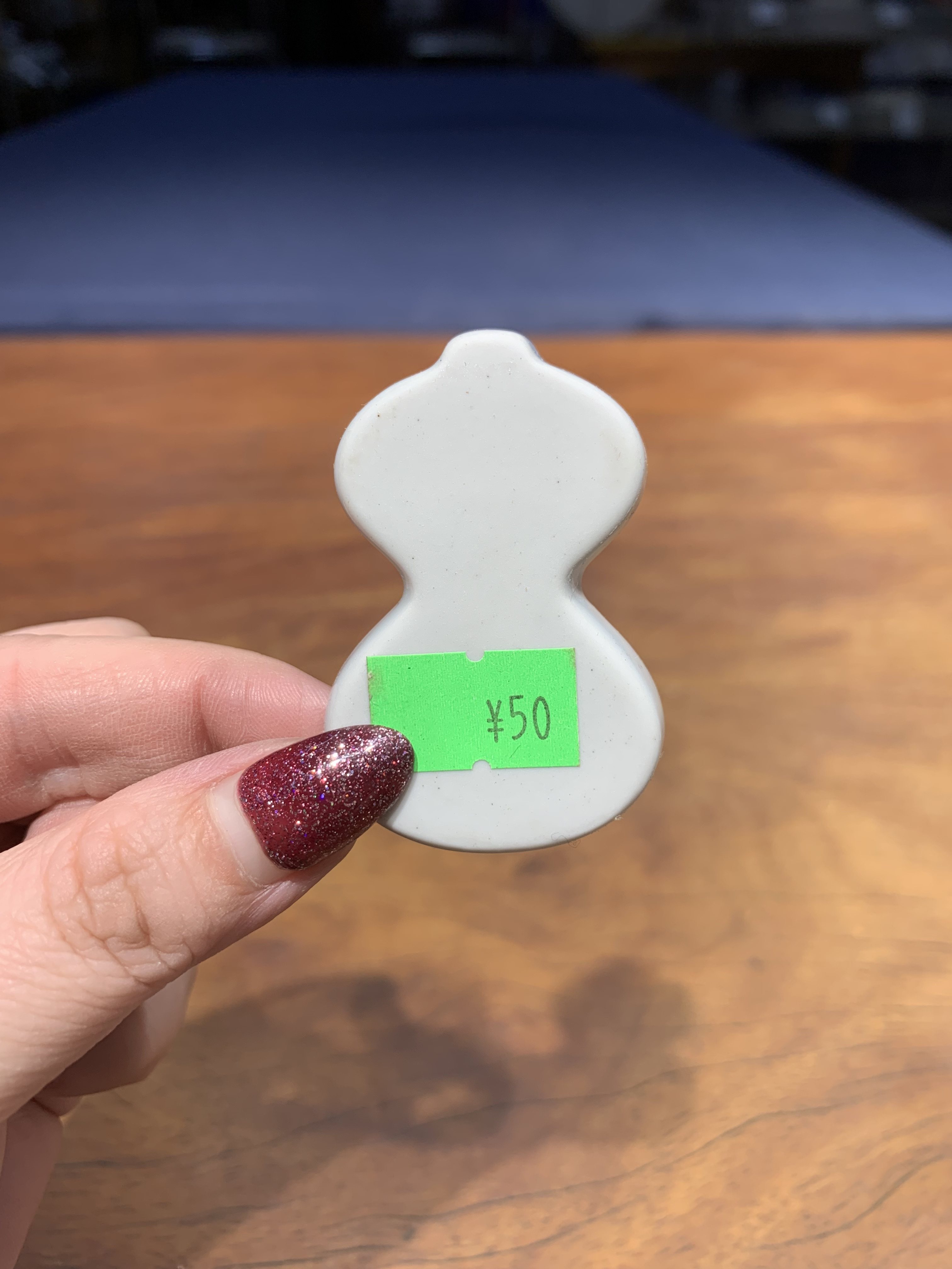 B日本有田伊万里烧/德七窑/手绘陶瓷葫芦筷置/5.2×3×1cm,淘宝优惠券,粉丝福利购,淘宝优惠卷