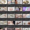 Handmade pearl jewelry beading tutorial video handmade jewelry necklace earrings ring earrings-31