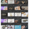 Handmade pearl jewelry beading tutorial teaching video handmade jewelry necklace earrings ring earrings-20