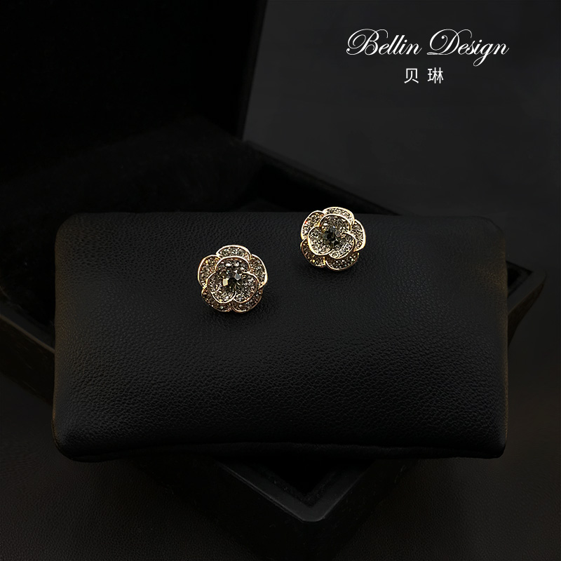 贝琳胸针记复古山茶花防走光胸针扣裙子v领神器固定衣服配饰3837 - 图1