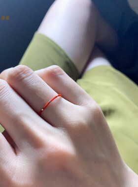 新款吉祥好运纯手工14k注金指环