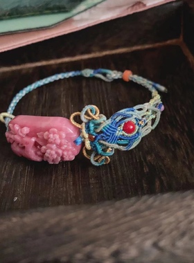 手绳蔷薇手工编织手绳