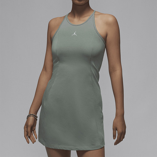 耐克Nike JORDAN女士包臀针织紧身时尚无袖连衣裙FN5695-133-304 - 图3