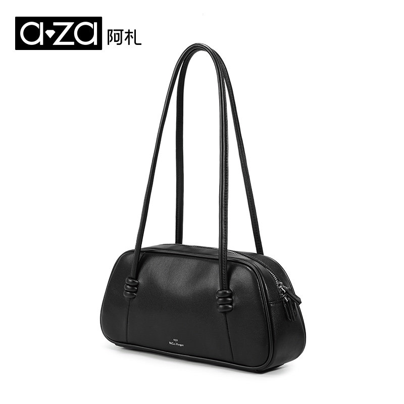 aza单肩腋下皮质手提小众感枕头包 aza女士包袋