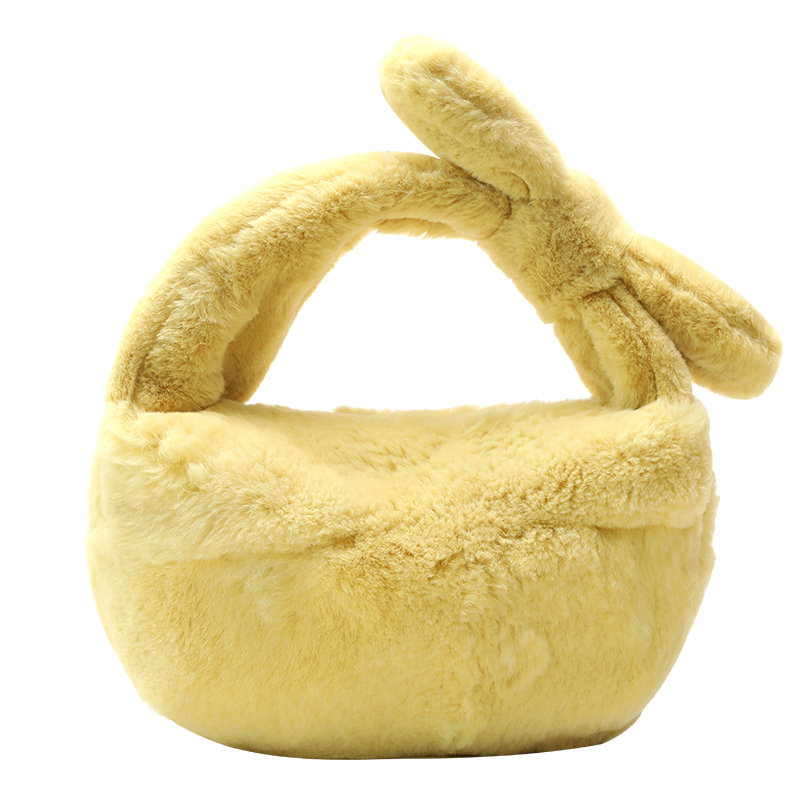 aza兔耳朵手提包单肩斜挎通勤包包 aza女士包袋