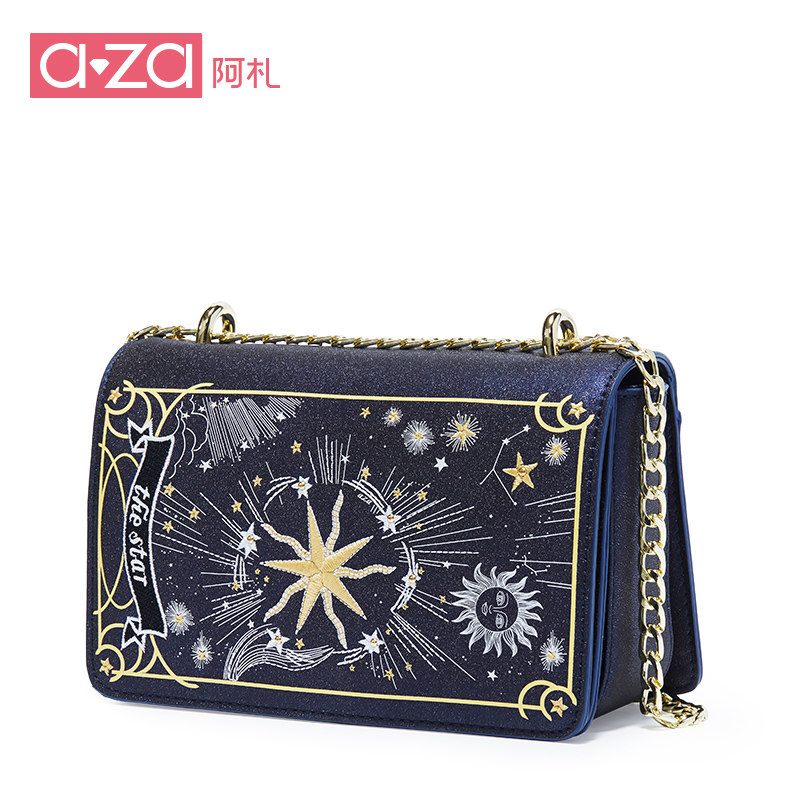 aza 2020新款潮网红百搭ins小方包 aza女士包袋