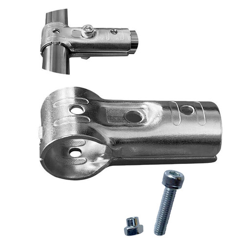 养殖棚配件加厚镀锌免焊连接件二通三通固定卡扣晾衣花架接头 - 图3