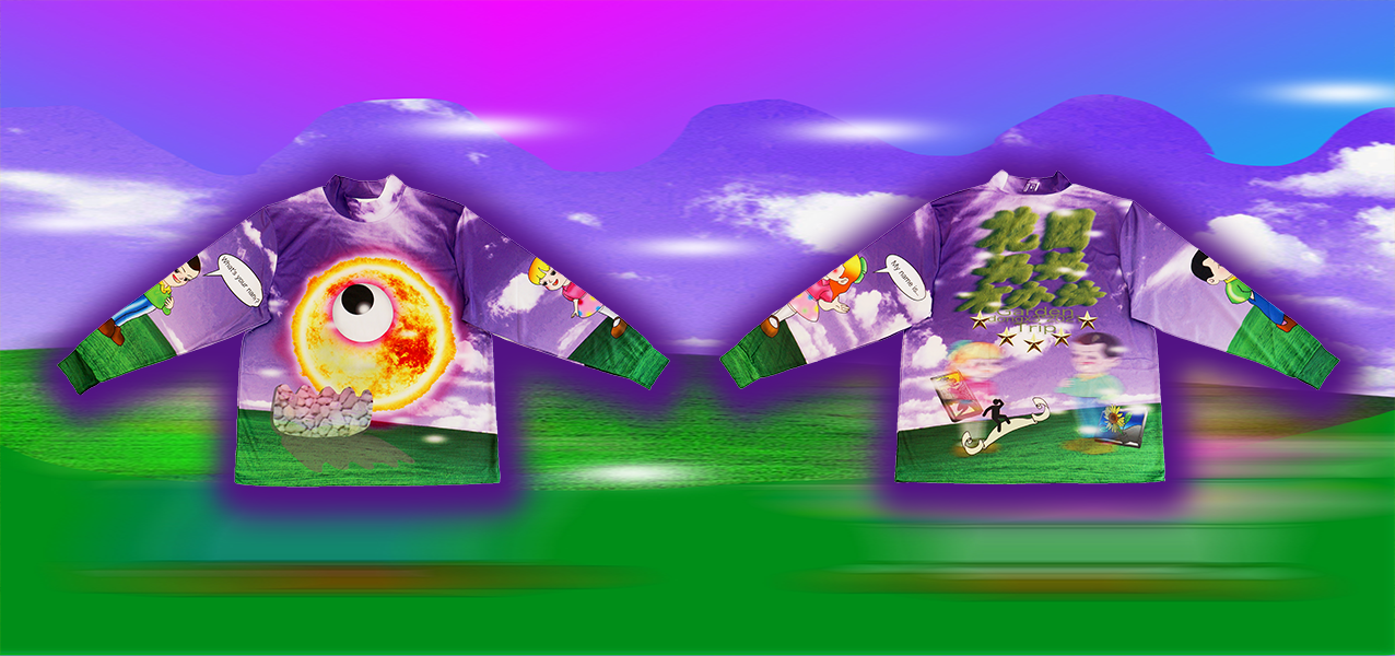 GRAGACTIONS展览同款春季艺术家联名搞怪收藏印花休闲长袖t恤 - 图3