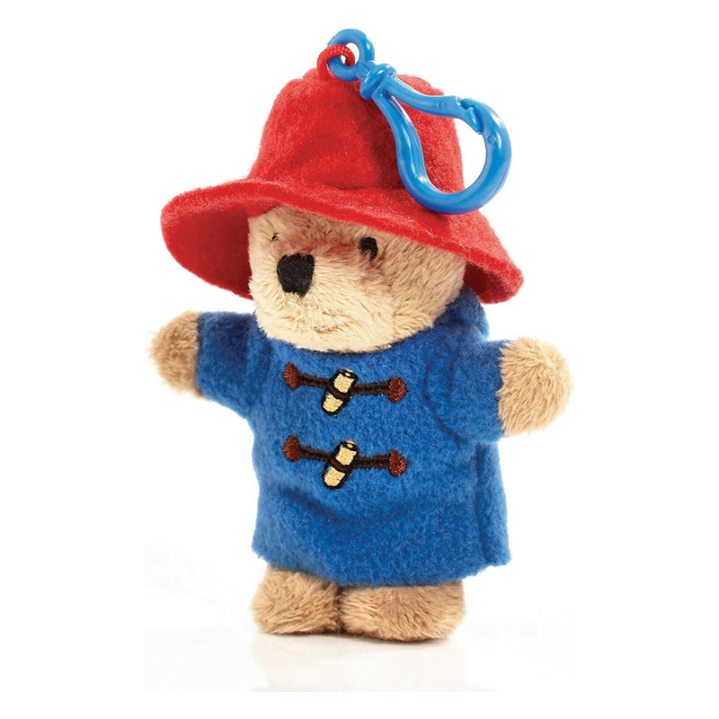 正品英国正版帕丁顿熊电影周边毛绒公仔钥匙扣书包挂件配饰泰迪熊