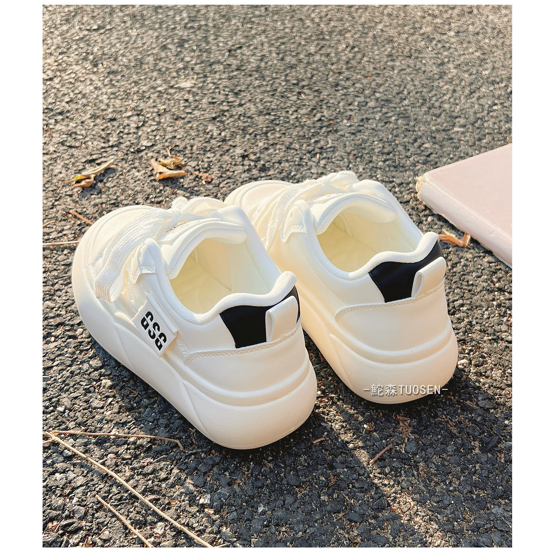 小白鞋女百搭奶fufu配裙子面包鞋女2026春季新款休闲板鞋,淘宝优惠券,粉丝福利购,淘宝优惠卷