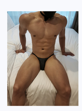 超低腰比基尼男士小三角肌肉S