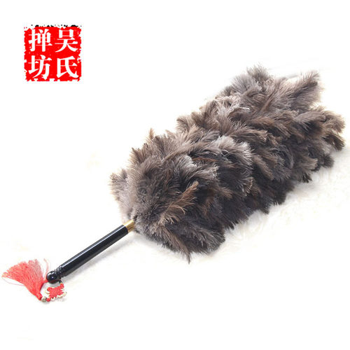 鸵鸟毛掸大号特大号家用车用厂用除尘掸汽车刷扫鸡毛掸子吴氏掸坊 - 图3