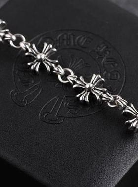 新款女小众男礼物十字架朋克手链