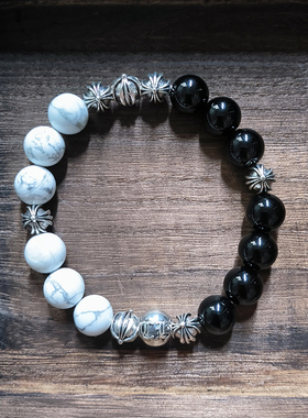 克罗男女合金欧美小众手链八星