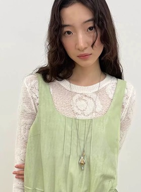 自制韩国小众ins风长款毛衣链