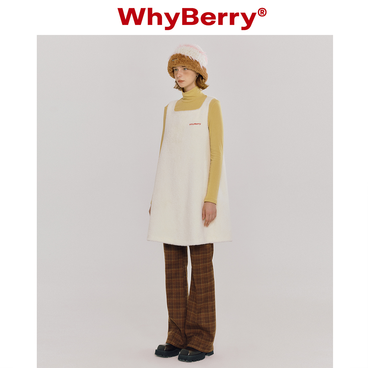 WhyBerry 23AW“枫糖轨迹”喇叭裤修身显瘦裤子女秋冬百搭高腰长