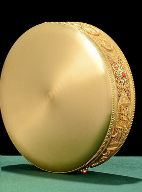 曼扎盘曼茶罗慧宝铜藏式曼达盘