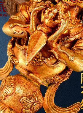 全鎏金尼泊尔手工室内铜