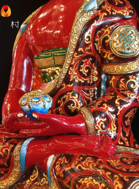 尼泊尔彩绘摆件密宗佛像