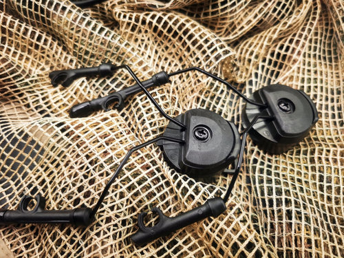 TCA 牛角悬挂支架双面刻字适用FAST头盔导轨可旋转COMTAC系列耳机 - 图1