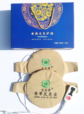 艾宜芳一拖二艾灸宝电加热艾草包