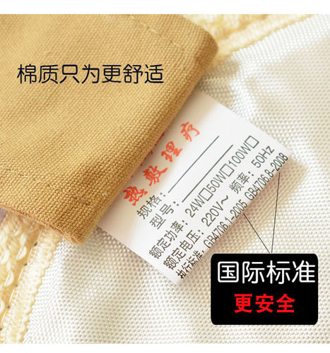 艾宜芳一拖二艾灸宝热敷包电加热家用艾宝热敷宝艾包艾草包艾灸 - 图2
