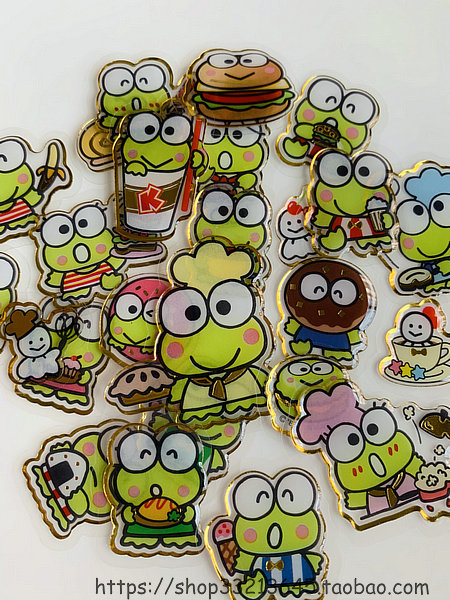 日本原单 Sanrio易拉罐式异形贴双子星/KITTY/KUROMI/POCHACCO - 图2