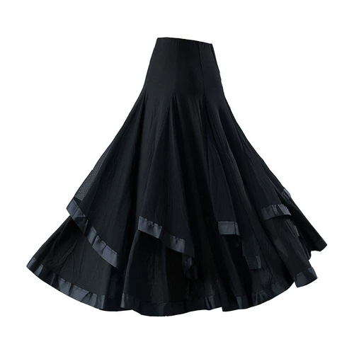 Танцующая однотонная летняя длинная юбка, высокая талия