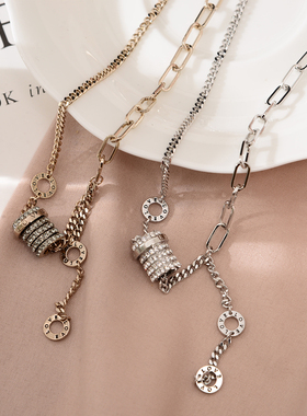 防过敏不掉色夸张蛮腰流苏项链