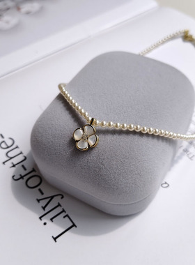 欧比雅比天然白贝壳仙女风