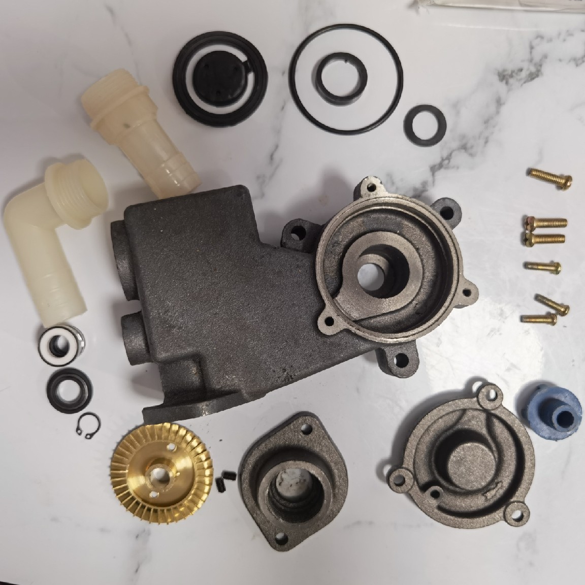 品销自吸泵头配件125w370w550w750w自吸泵铁泵头空调泵头自吸泵水
