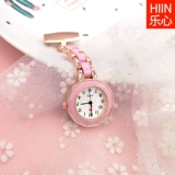 Трендовые металлические карманные часы подходит для мужчин и женщин, булавка, кварцевые часы для школьников