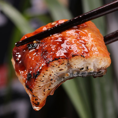 雯潮日式蒲烧鳗鱼鲜活即食寿司材料食材网红烤鳗鱼饭加热海鲜料理 - 图2