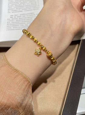 金鑫缘金包银猫眼手链轻奢百搭