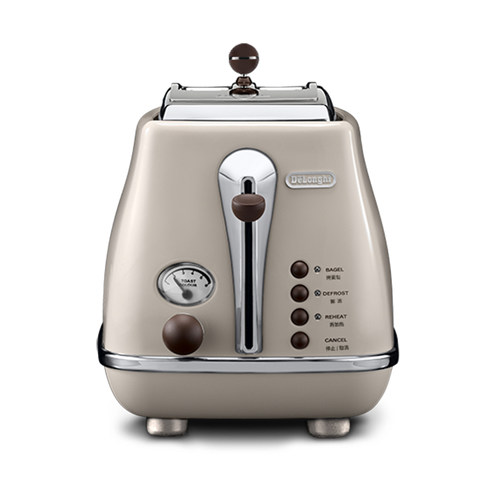delonghi/德龙 CTO2003复古色多士炉家用全自动烤面包机吐司机 - 图0