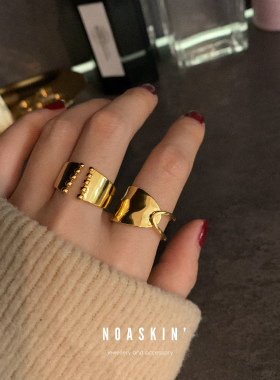 两件五折！抽象派~ins开口戒指