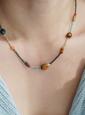 JoJo｜设计师款手工多巴胺串珠虎