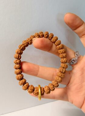 27颗佛珠小腕串正宗尼泊尔小金刚磨盘南瓜桩小飞碟药片超薄9x6mm