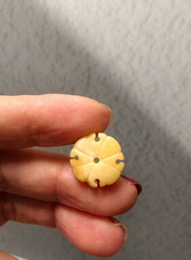 天然蜜蜡老蜜蜡配饰天然波罗的海挂坠吊坠背云平安扣老矿料无烤色