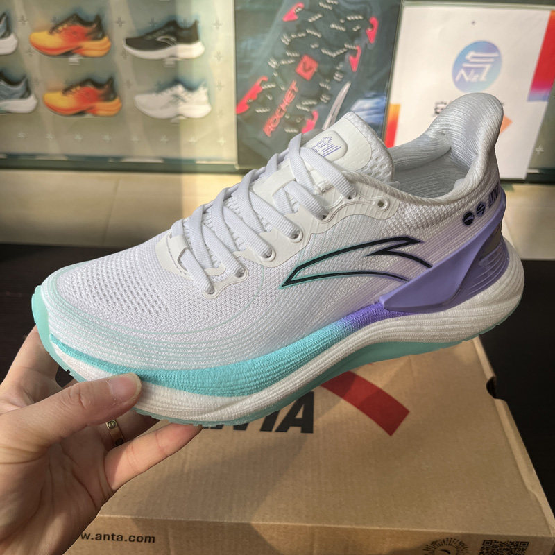 安踏创2PRO氮科技女跑步鞋春秋网面透气减震防滑运动鞋122435538,淘宝优惠券,粉丝福利购,淘宝优惠卷