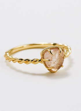 通体s925纯银日系轻奢戒指女