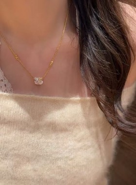 S925纯银轻奢超闪Kitty猫项链