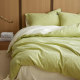 All-cotton corrugated yarn jacquard log style four-piece set