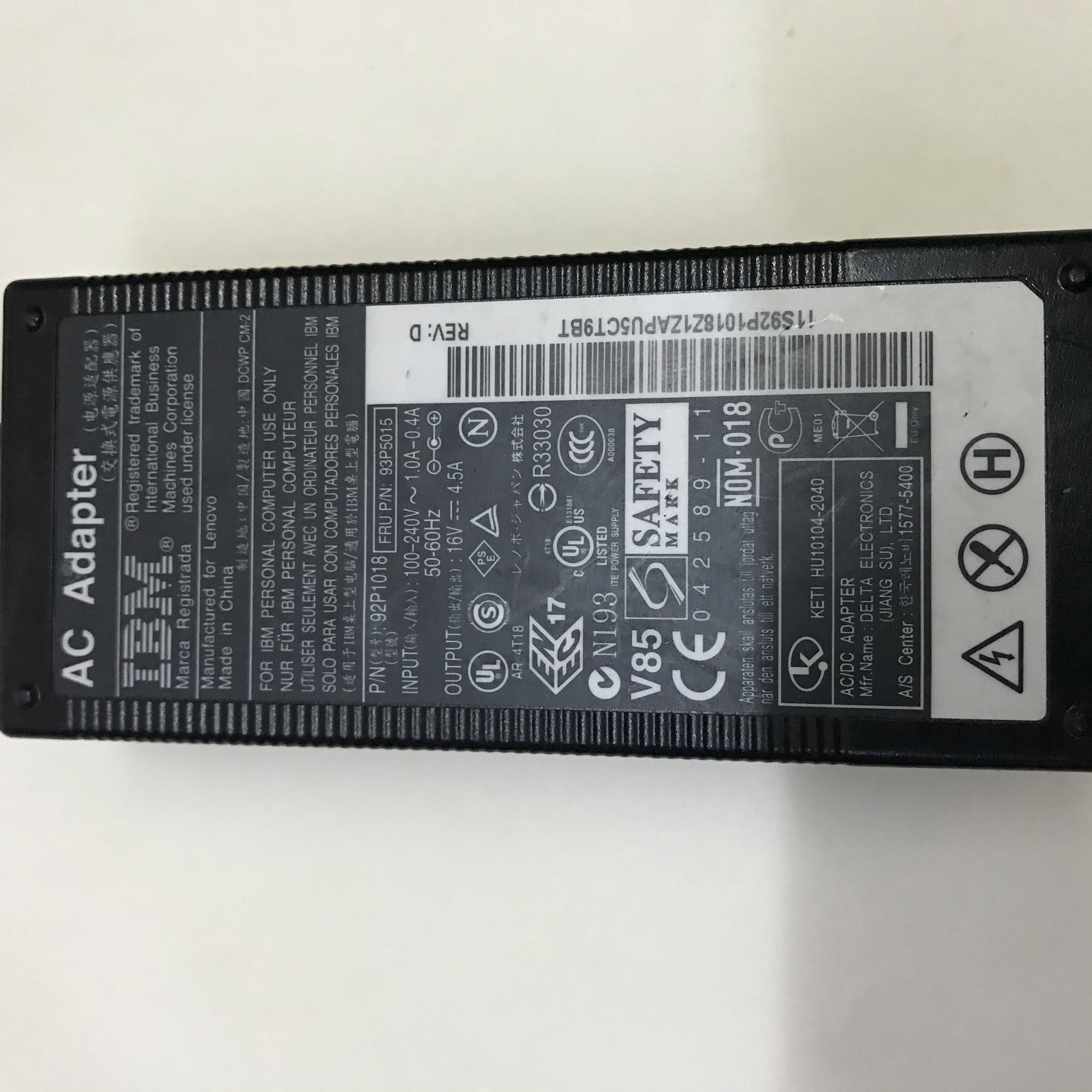 lenovo 联想 90W 92p1103 93p5015 92p1107 pa-1900-5 适配器电源 - 图1